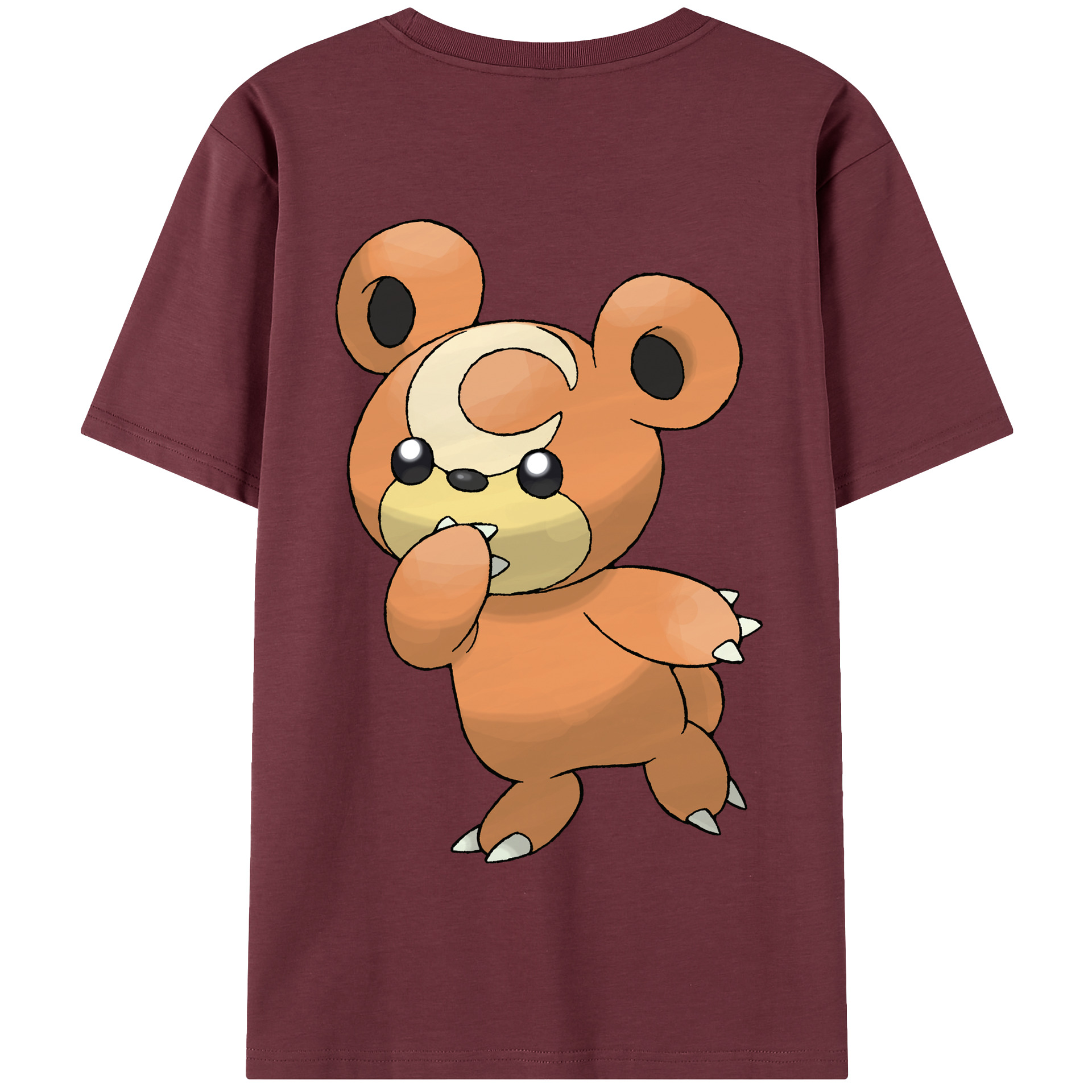 （画像用） ポケットモンスター Pokémon 綿100％半袖Tシャツ（背面プリント）